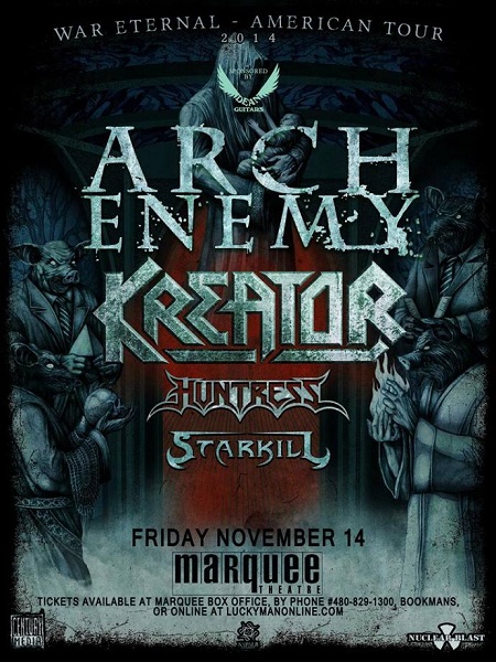 Win tickets to Arch Enemy live at Marquee Theatre