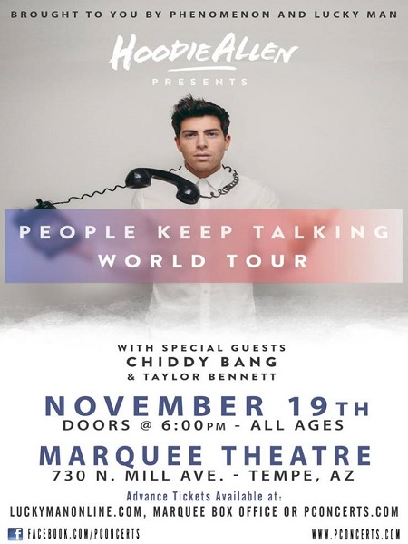 Win tickets to Hoodie Allen live at Marquee Theate