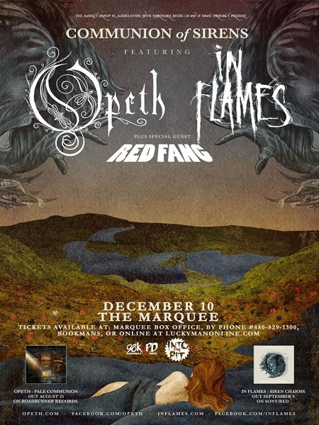 Win tickets to Opeth & In Flames live at Marquee Theatre