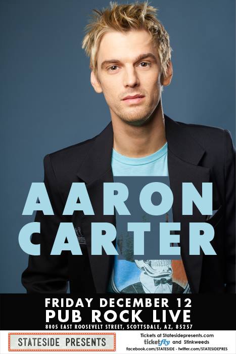 Win tickets to Aaron Carter live at Pub Rock