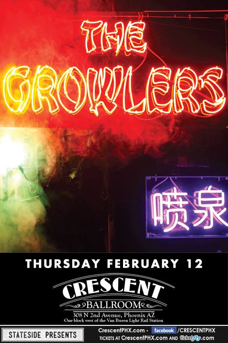 Win tickets to THE GROWLERS live at Crescent Ballroom