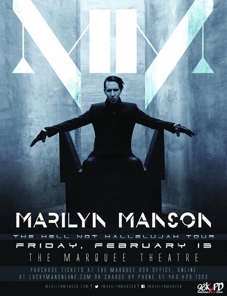Win tickets to MARILYN MANSON live at Marquee Theater