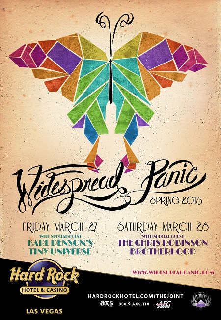 Win tickets to WIDESPREAD PANIC live at The Joint at Hard Rock Hotel & Casino