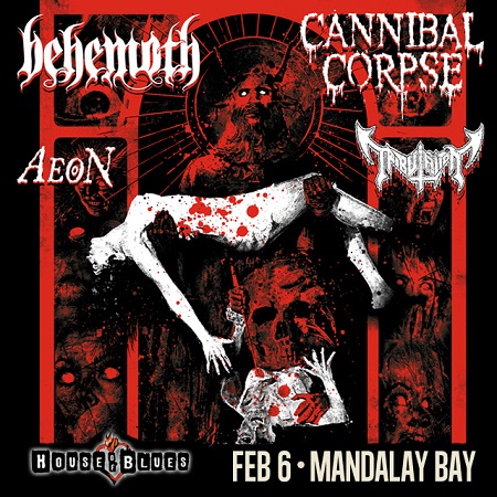 Win tickets CANNIBAL CORPSE live at House Of Blues Las Vegas