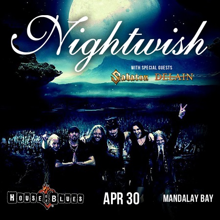 Win tickets to NIGHTWISH live at House Of Blues Las Vegas