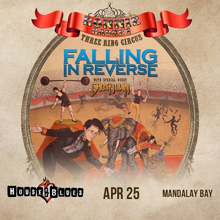 Win tickets to FALLING IN REVERSE live at House Of Blues Las Vega