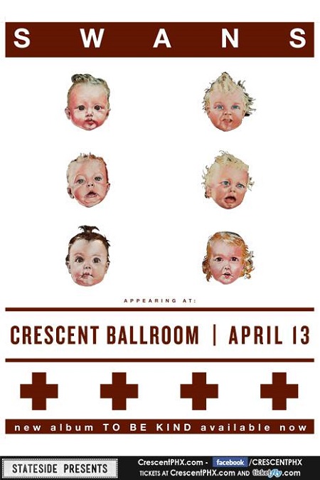 Win tickets to SWANS live at Crescent Ballroom