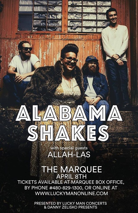 Win tickets to ALABAMA SHAKES live at Marquee Theatre