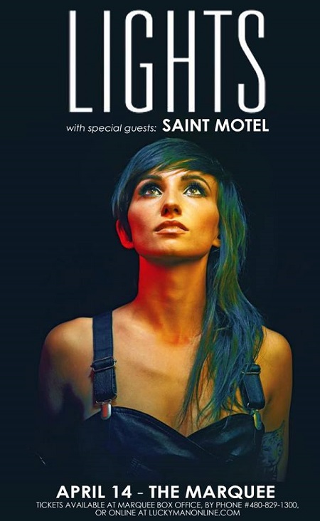 Win tickets to LIGHTS live at Marquee Theatre
