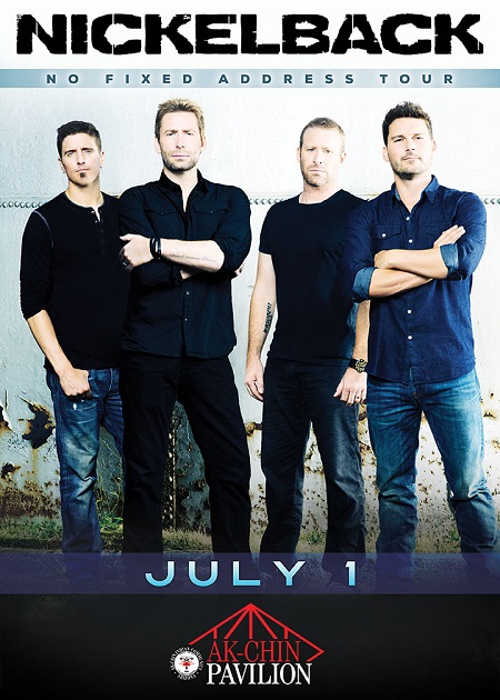 Win tickets to NICKELBACK with LIFEHOUSE live at Ak-Chin Pavillion