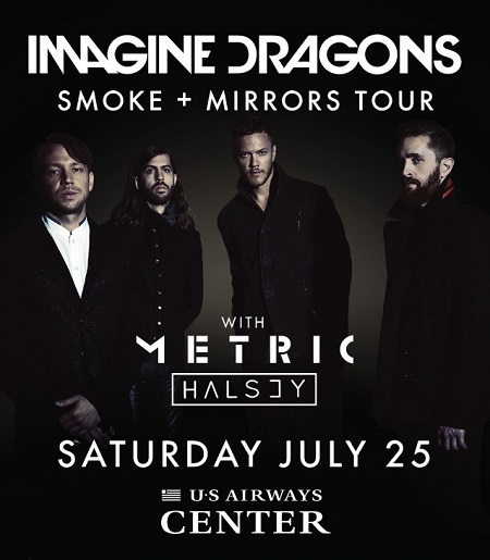 Win tickets to IMAGINE DRAGONS with METRIC live at US Airways Center