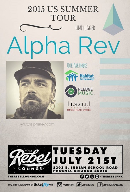 Win tickets to ALPHA REV live at The Rebel Lounge