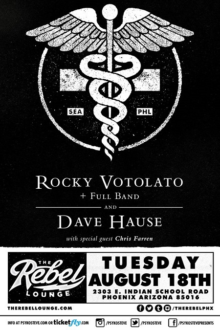 Win tickets to ROCKY VOTOLATO live at The Rebel Lounge