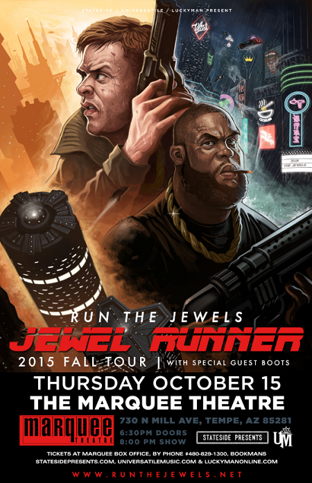 Win tickets to RUN THE JEWELS live at Marquee Theatre