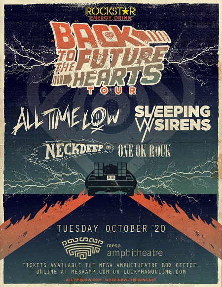 Win tickets to ALL TIME LOW live at Mesa Ampitheatre