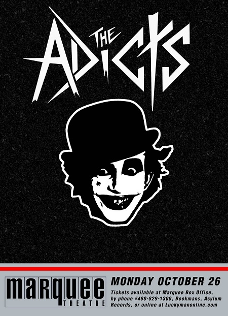 Win tickets to THE ADICTS live at Marquee Theatre