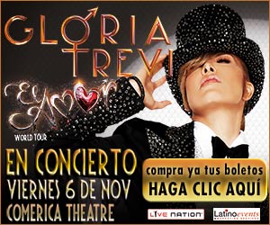 Win tickets to GLORIA TREVI live at Comerica Theatre