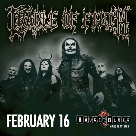 Win tickets to CRADLE OF FILTH live at House Of Blues Las Vegas
