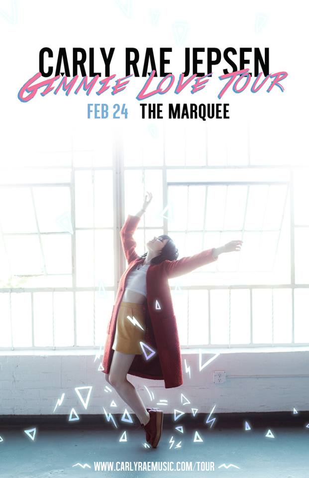 Win tickets to CARLY RAE JEPSEN live at Marquee Theatre