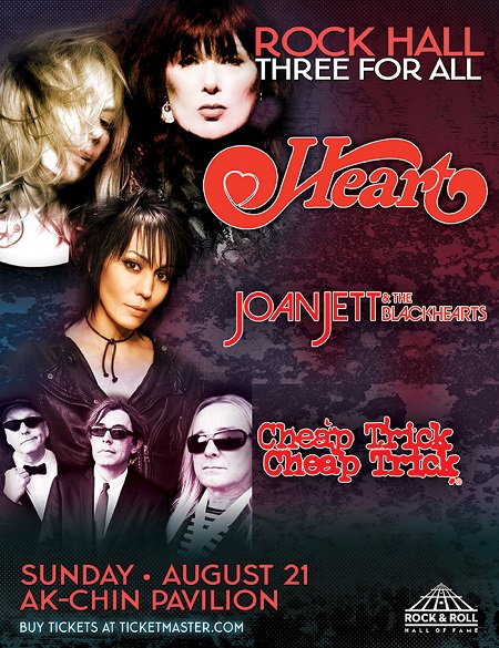 Win tickets to HEART, JOAN JETT & CHEAP TRICK live at Ak-Chin Pavilion