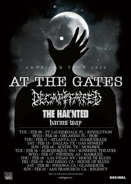 Win tickets to AT THE GATES live at Marquee Theatre