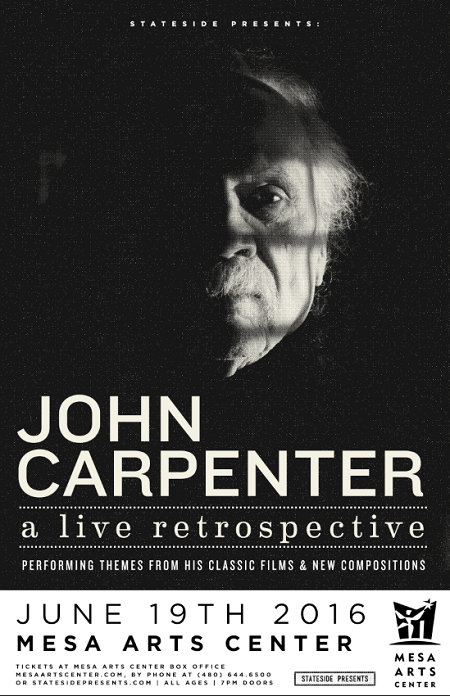 Win JOHN CARPENTER tickets & CD from Zia Records + Sacred Bones