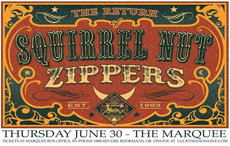 Win tickets to SQUIRREL NUT ZIPPERS live at Marquee Theatre
