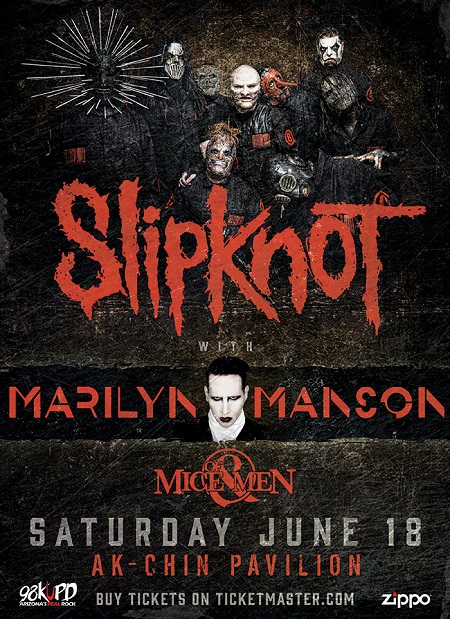 Win tickets to SLIPKNOT live at Ak-Chin Pavilion