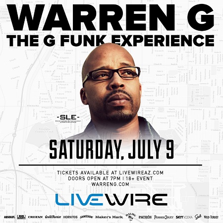Win tickets to WARREN G at LiveWire