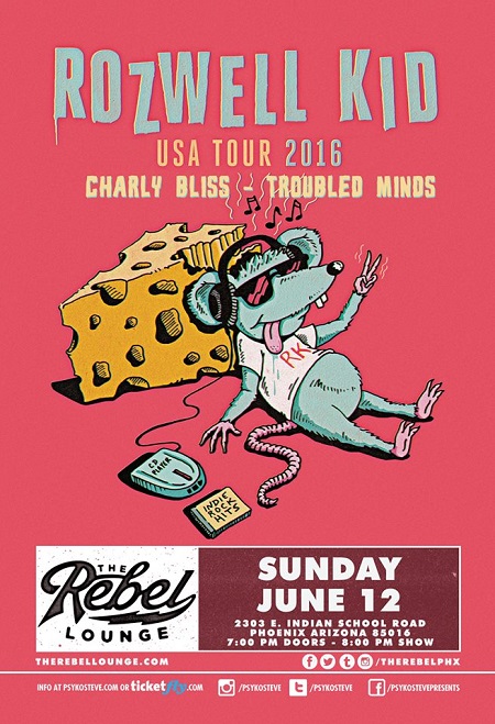 Win tickets to ROZWELL KID live at The Rebel Lounge