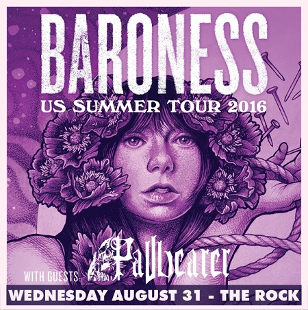 Win tickets to BARONESS & PALLBEARER live at The Rock (Tucson)