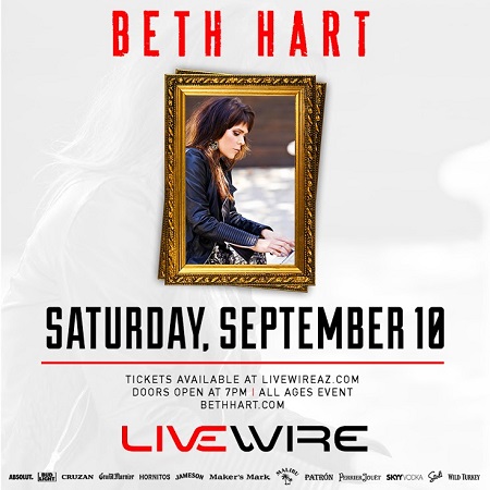 Win tickets to BETH HART at LiveWire AZ