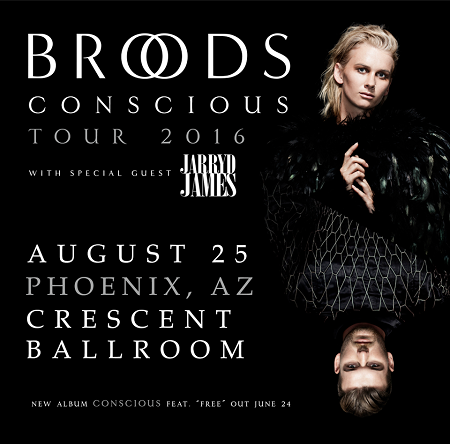 Win tickets to BROODS live at Crescent Ballroom
