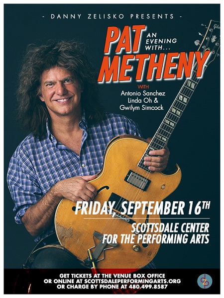 Win tickets to PAT METHENY live at Scottsdale Center For The Performing Arts