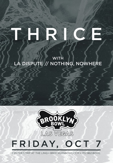 Win tickets to THRICE live at Brooklyn Bowl Las Vegas