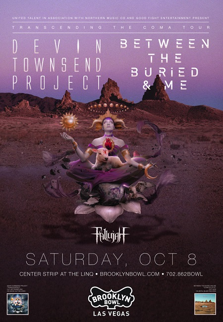 Win tickets to DEVIN TOWNSEND PROJECT live at Brooklyn Bowl Las Vegas
