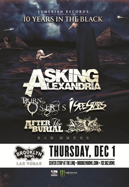 Win tickets to ASKING ALEXANDRIA live at Brooklyn Bowl Las Vegas