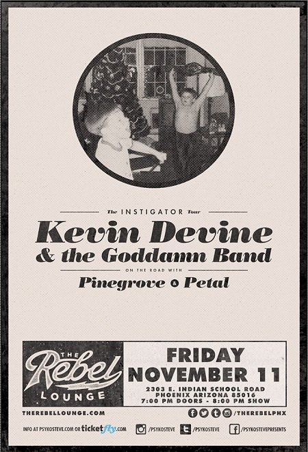 Win tickets to KEVIN DEVINE live at The Rebel Lounge
