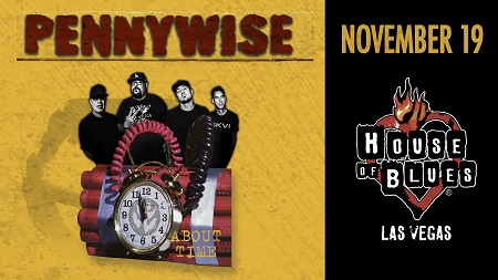 Win tickets to PENNYWISE live at House Of Blues Las Vegas