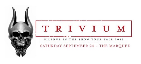 Win tickets to TRIVIUM live at Marquee Theatre