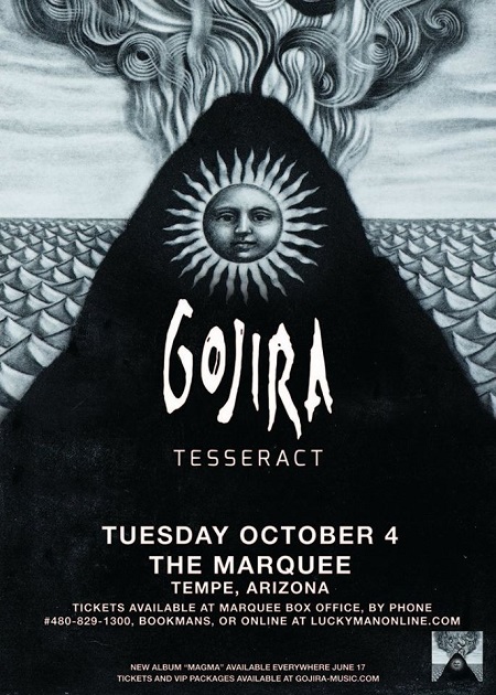 Win tickets to GOJIRA live at Marquee Theatre