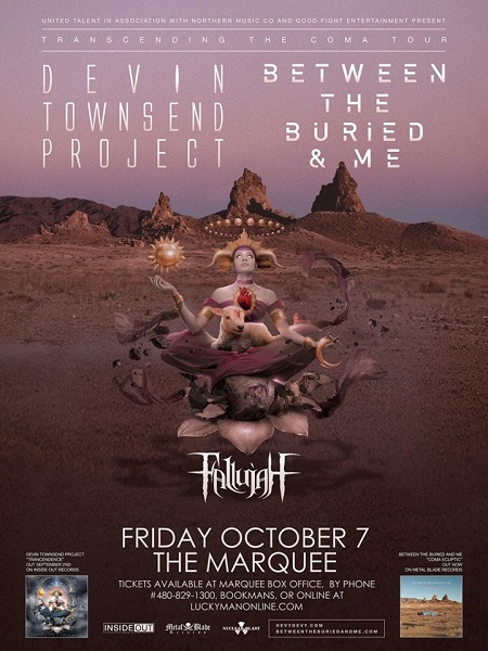 Win tickets to DEVIN TOWNSEND live at Marquee Theatre