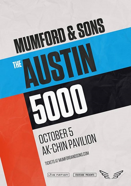 Win tickets to MUMFORD + SONS live at Ak-Chin Pavilion