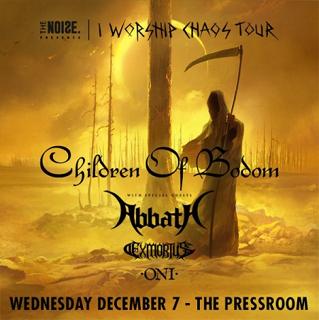 Win tickets to CHILDREN OF BODOM live at The Pressroom