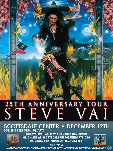 Win tickets to STEVE VAI live at Scottsdale Center For The Performing Arts