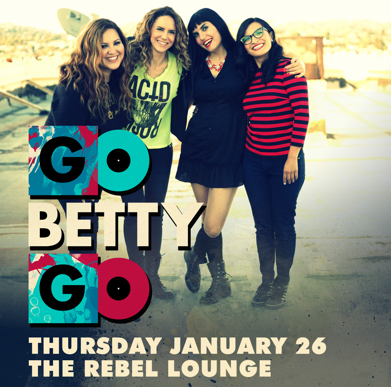 Win tickets to GO BETTY GO live at The Rebel Lounge