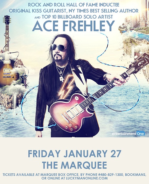 Win tickets to ACE FREHLEY live at Marquee Theatre
