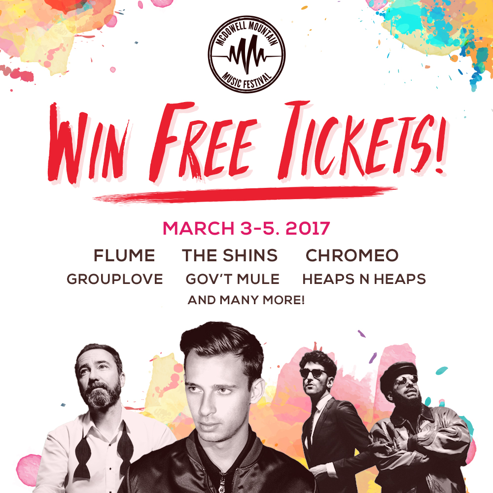 Win tickets to MCDOWELL MOUNTAIN MUSIC FESTIVAL 2017 (March 5)