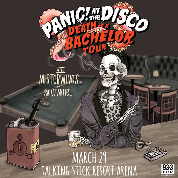Win tickets to PANIC! AT THE DISCO live at Talking Stick Resort Arena