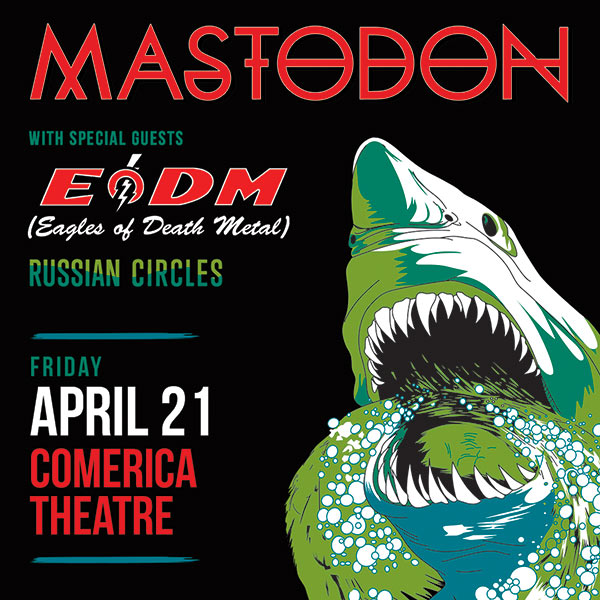 Win tickets to MASTODON at Comerica Theatre